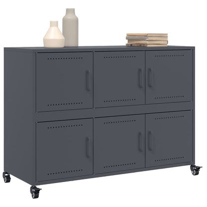 Sideboard Anthracite 100,5x39x72 cm Steel
