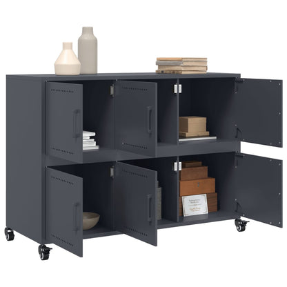 Sideboard Anthracite 100,5x39x72 cm Steel