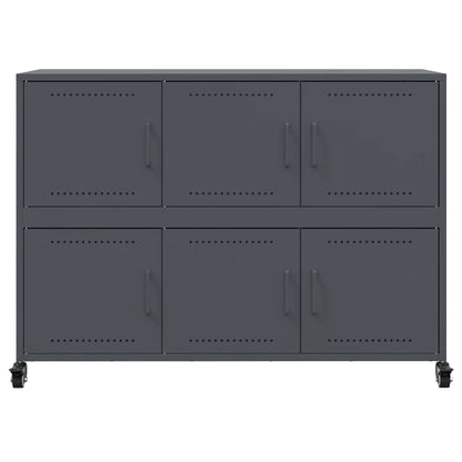 Sideboard Anthracite 100.5x39x72 cm Steel