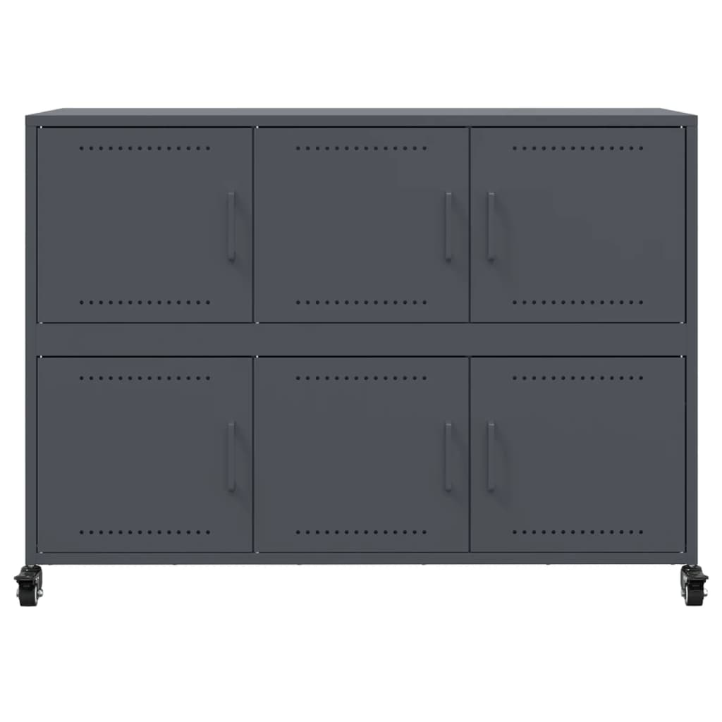 Sideboard Anthracite 100,5x39x72 cm Steel