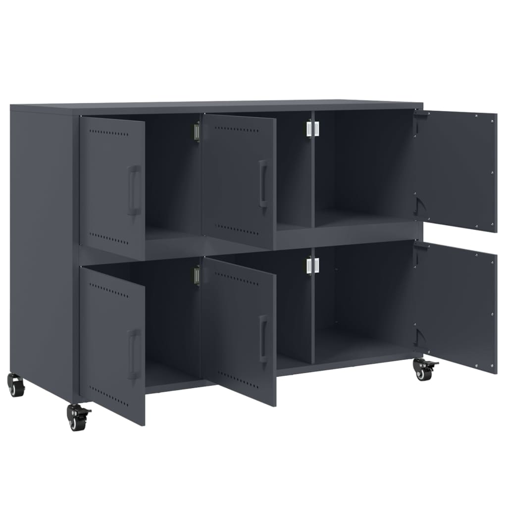 Sideboard Anthracite 100,5x39x72 cm Steel