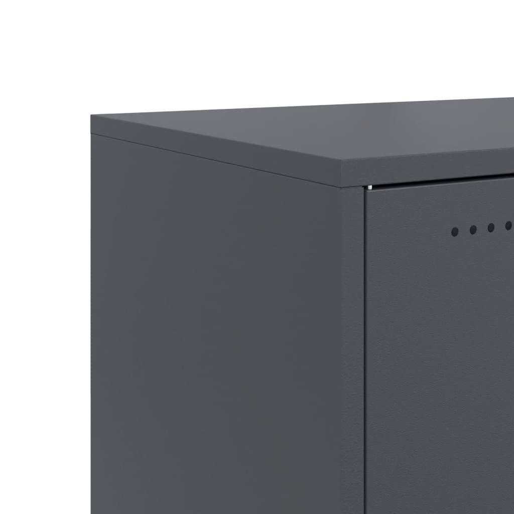 Sideboard Anthracite 100.5x39x72 cm Steel