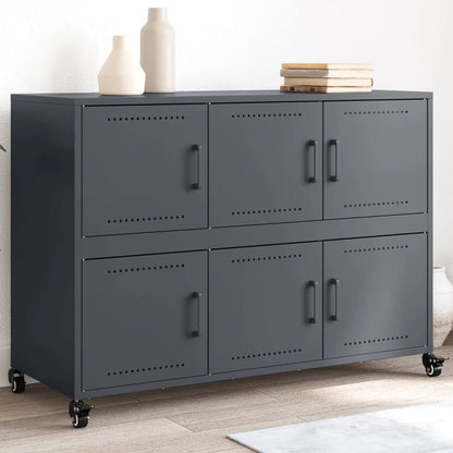 Sideboard Anthracite 100,5x39x72 cm Steel