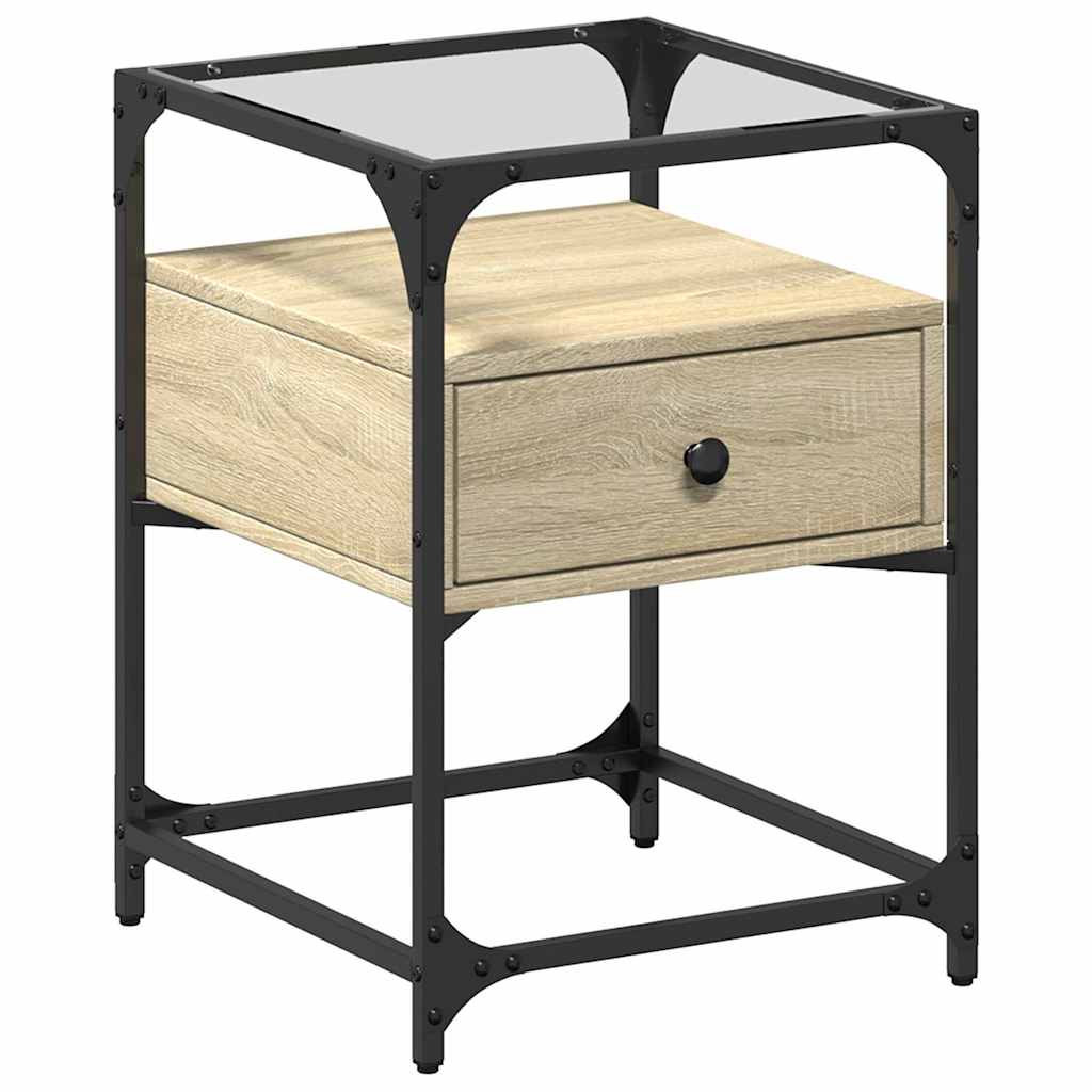 Bedside Cabinets 2 pcs Sonoma Oak 40x40x55 cm Engineered Wood