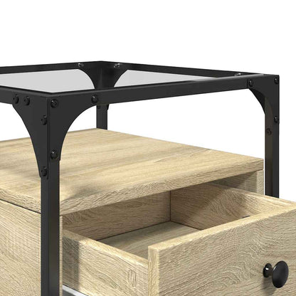 Bedside Cabinets 2 pcs Sonoma Oak 40x40x55 cm Engineered Wood