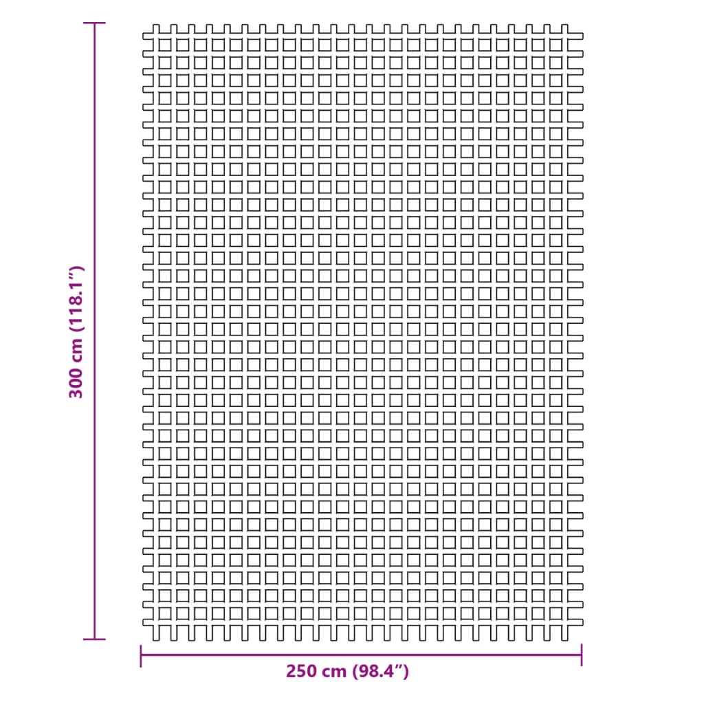 Tent Carpet Blue 3x2.5 m