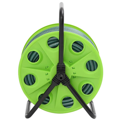 Free St&ing Green Hose Reel with Hose Fitting Set 0.75" 20 m