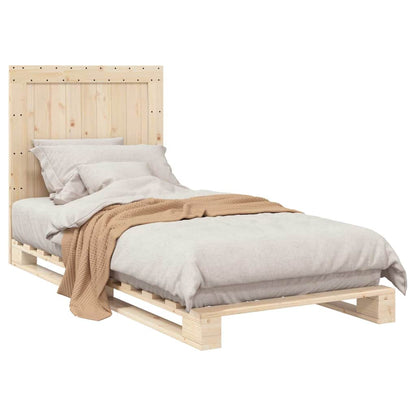 Bed Frame | Natural Pine | Solid Pinewood | Single size | Durable
