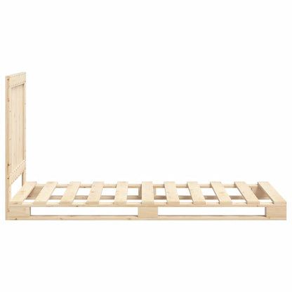 Bed Frame | Natural Pine | Solid Pinewood | Single size | Durable