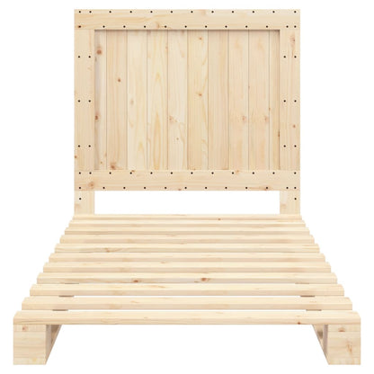 Bed Frame | Natural Pine | Solid Wood | Single | Durable | Rectangular