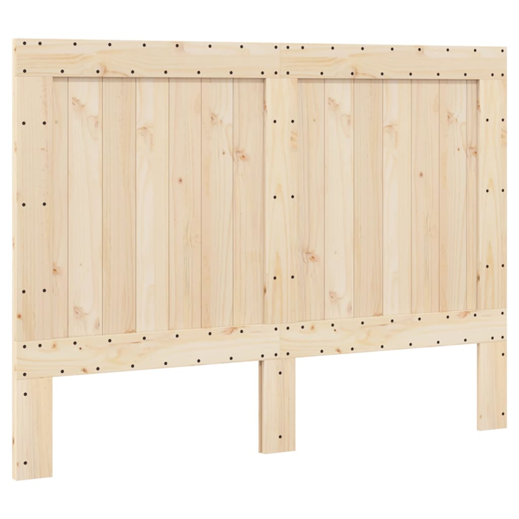 Bed Frame | Grey | Solid pinewood | 140 x 200 cm | Bed Frame
