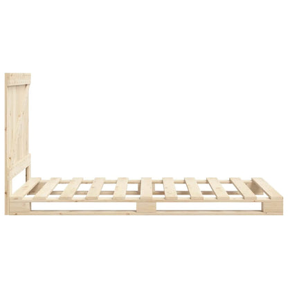 Bed Frame | Natural Wood | Solid pinewood | Single | Durable | Bed Frame
