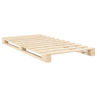 Bed Frame | Natural Wood | Solid Pine Wood | Single | Durable | Bed Frame