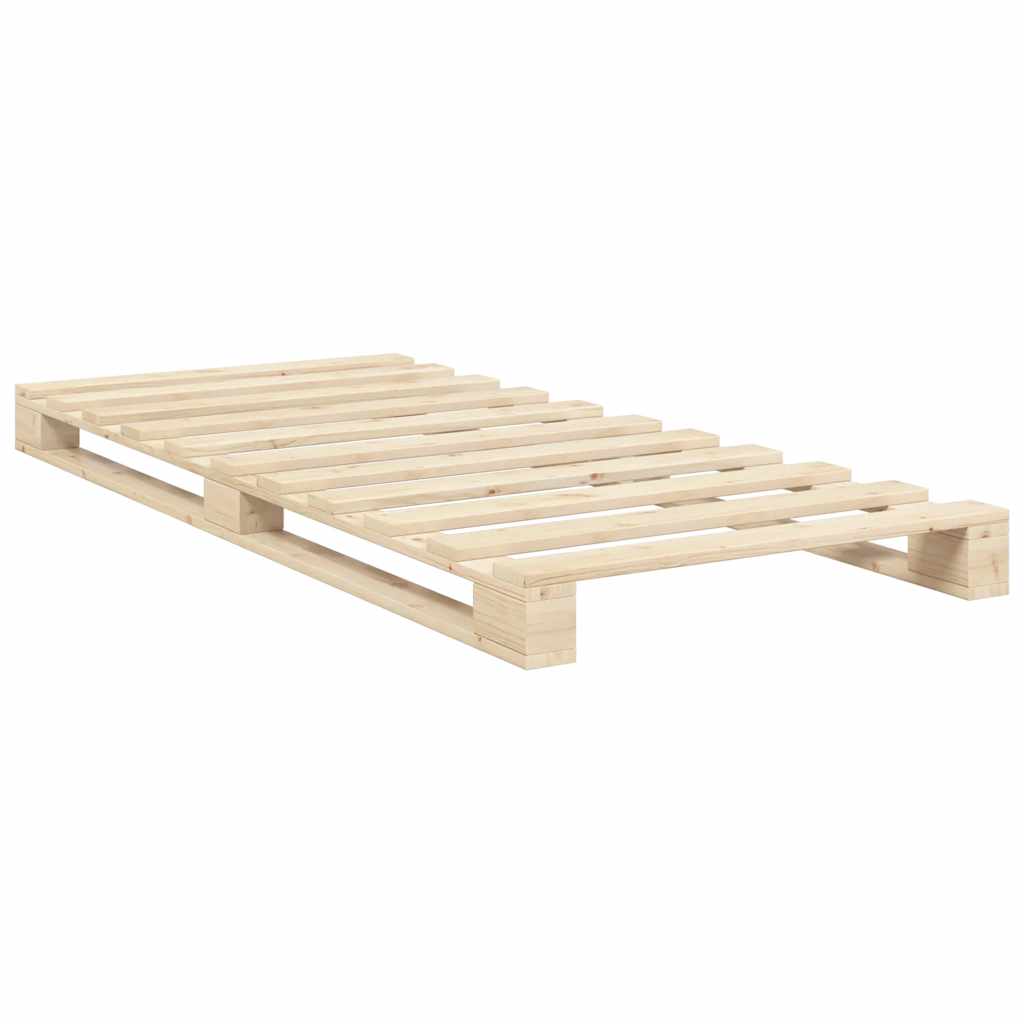 Bed Frame | Natural Wood | Solid pine wood | Single | Sturdy | Bed Frame
