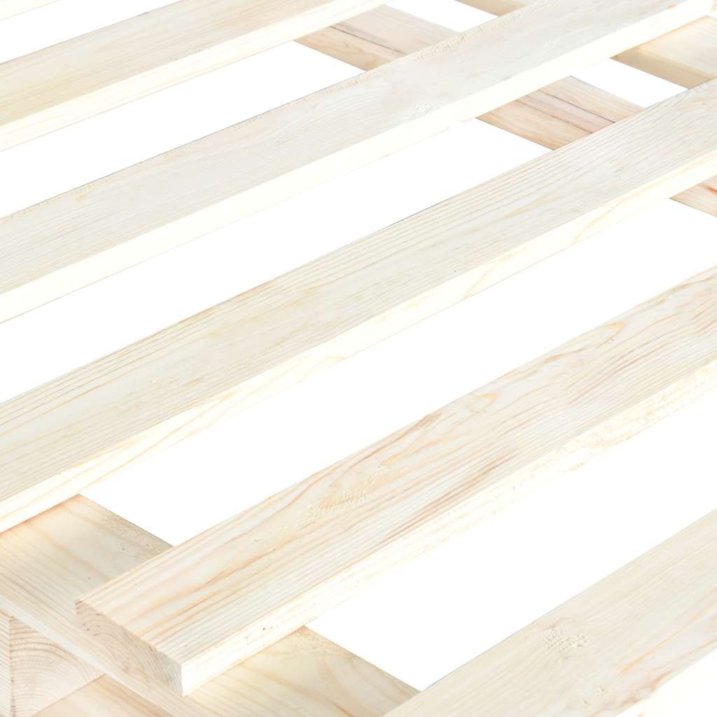 Bed Frame | Natural Wood | Solid pine wood | Single | Sturdy | Bed Frame