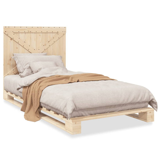 Bed Frame | Natural Pine | Solid pine wood | Single | Durable | Bed Frame