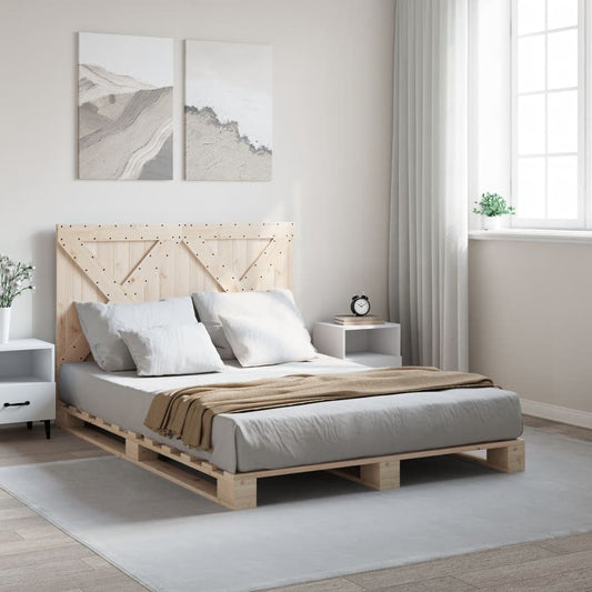 Bed Frame | Natural Pine | Solid Pine Wood | Double | Durable | Bed Frame