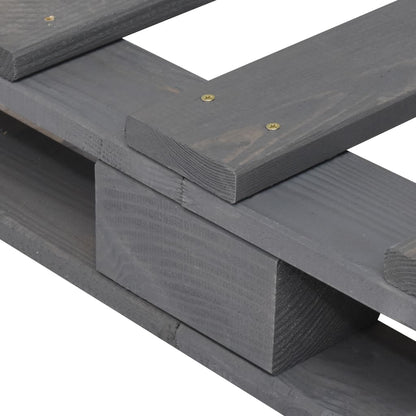 Bed Frame | Grey | Solid pine wood | Double |  Durable  | Bed Frame
