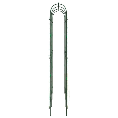 Garden Trellises for Climbing Plants 3 pcs U-Shape Steel