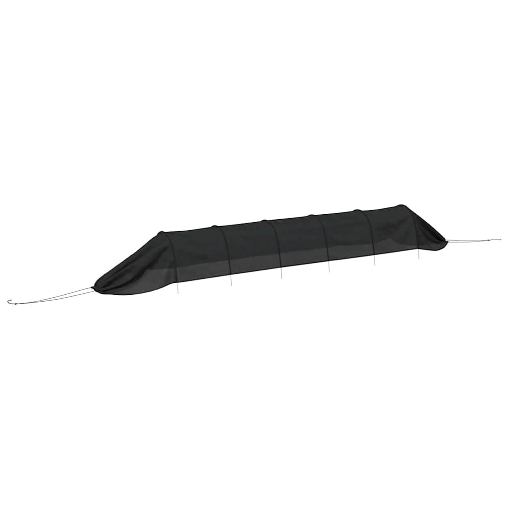 Netting Tunnels 4 pcs Black Steel and Polyethylene