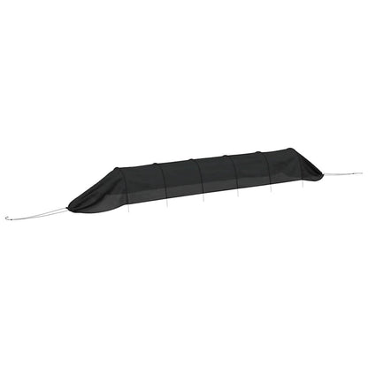 Netting Tunnels 4 pcs Black Steel and Polyethylene