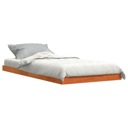 Bed Frame | Wax brown | Solid Pine Wood | Single | Tough | Bed Frame
