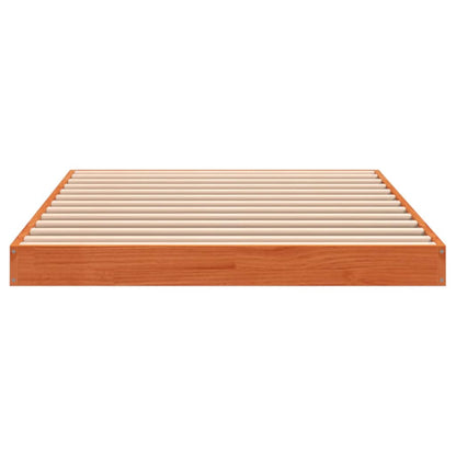 Bed Frame | Wax brown | Solid Pine Wood | Single | Tough | Bed Frame