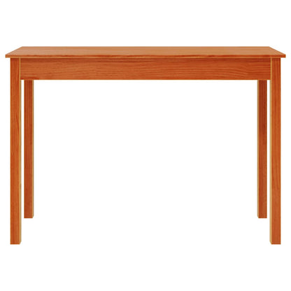 Console Table Wax Brown 110x40x75 cm Solid Wood Pine