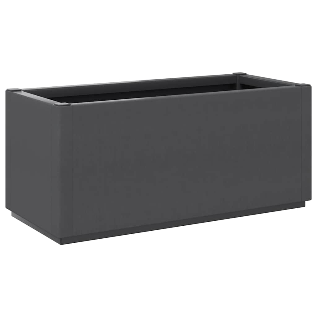 Garden Planter Dark Grey 80x36x35 cm PP