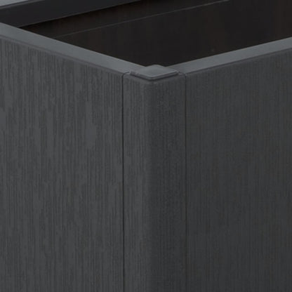Garden Planter with Trellis Dark Grey 80x36x140 cm PP
