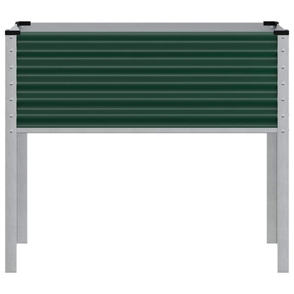 Garden Planter Green 100x45x90 cm Steel