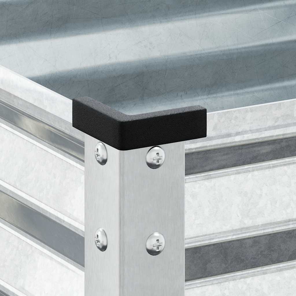 Garden Planter 100x45x90 cm Galvanised Steel