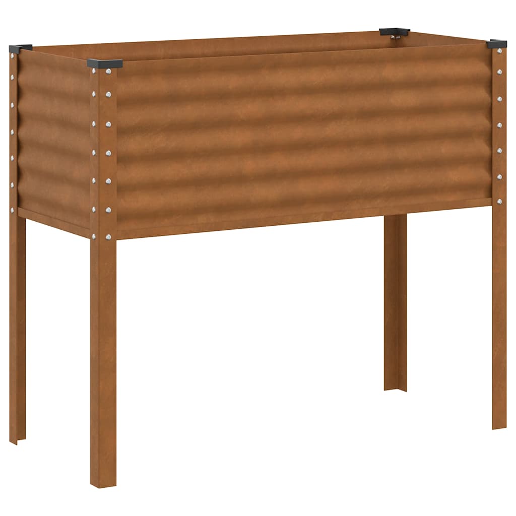 Garden Planter 100x45x90 cm Weathering Steel