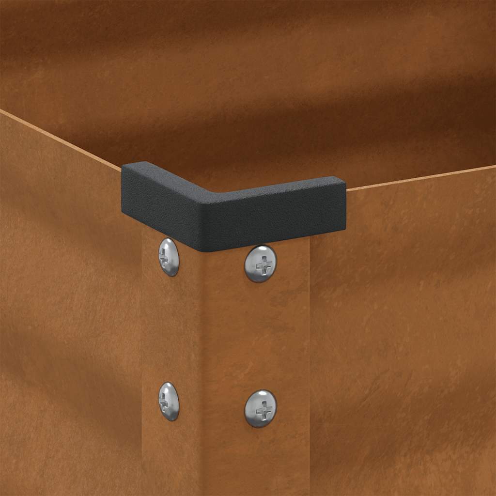 Garden Planter 100x45x90 cm Weathering Steel