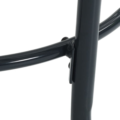 Patio Table Round Anthracite Ø110x72,5 cm Powder-coated Steel