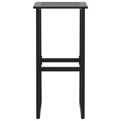 Bar Stools 2 pcs Black 38x38x80 cm Powder-coated Steel