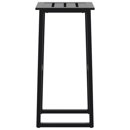 Bar Stools 2 pcs Black 38x38x80 cm Powder-coated Steel