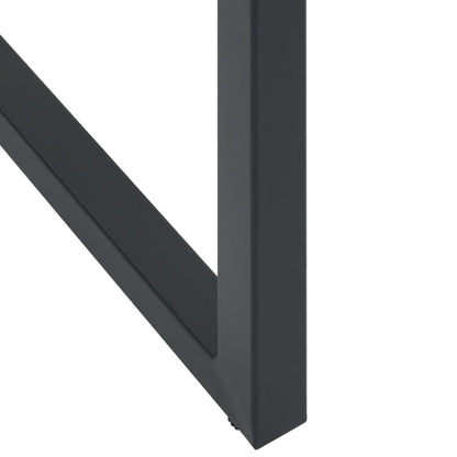 Bar Stools 2 pcs Black 38x38x80 cm Powder-coated Steel