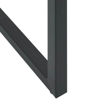 Bar Stools 4 pcs Black 38x38x80 cm Powder-coated Steel