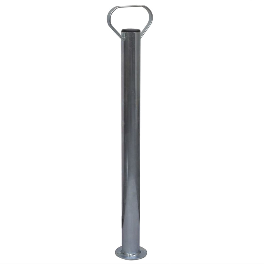 Trailer Jack Wheel 60 mm with 2 Support Tubes and 3 Split Clamps