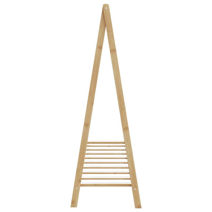 Clothes Rack with Shelves 106x34x102 cm Bamboo