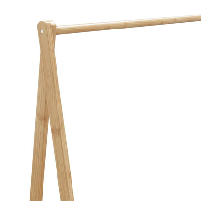 Clothes Rack with Shelves 106x34x102 cm Bamboo