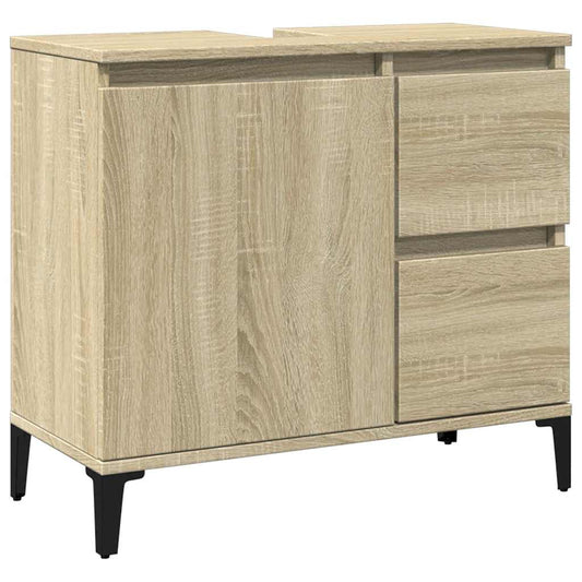 Bathroom Cabinet | Sonoma oak | Engineered wood, metal | Medium