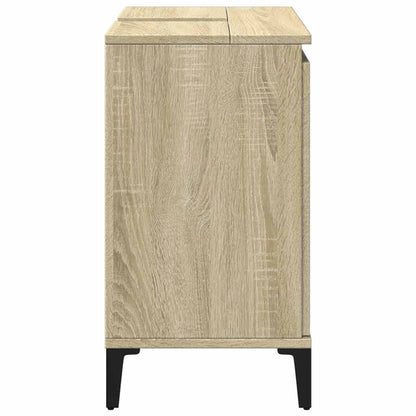 Sink Cabinet Sonoma Oak 58x33x60 cm Engineered Wood