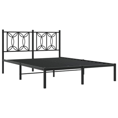 Bed Frame | Black | Steel | Double | Bed Frame | Rectangular | Modern