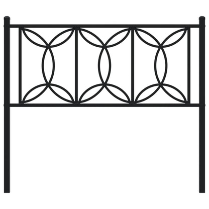 Metal Replace Headboard Black 107 cm