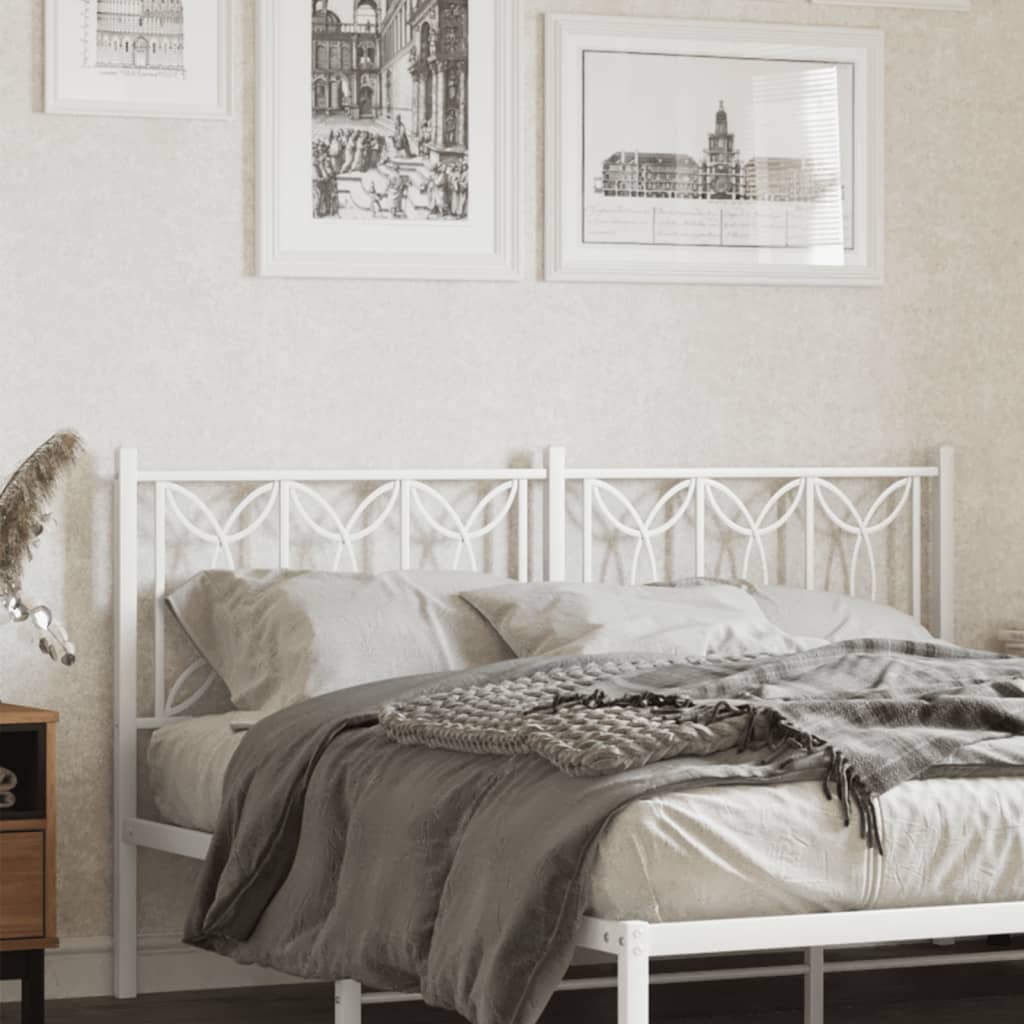 Metal Replace Headboard White 150 cm