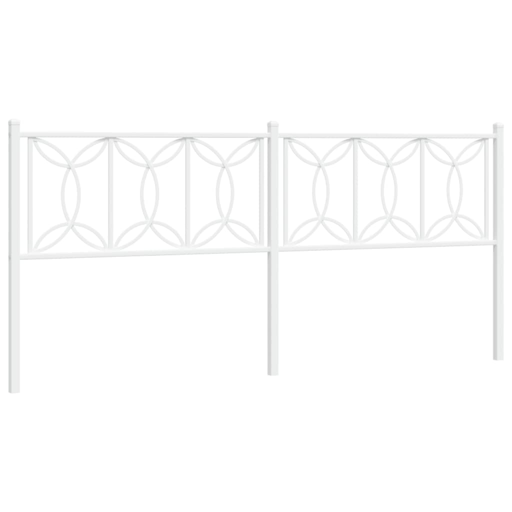 Metal Replace Headboard White 193 cm