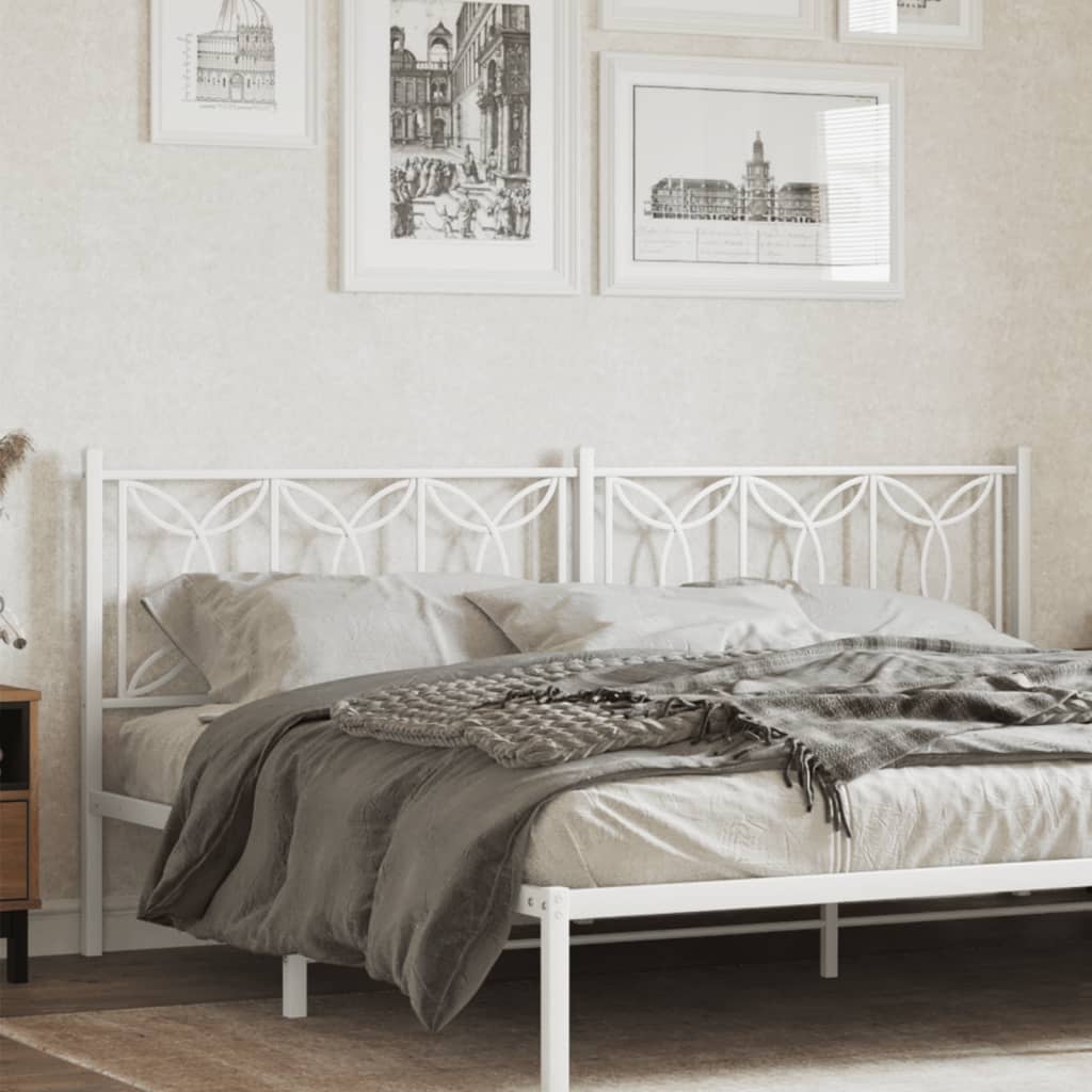 Metal Replace Headboard White 193 cm