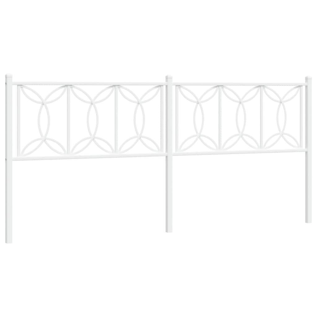 Metal Replace Headboard White 200 cm